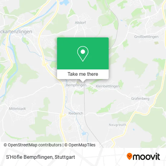 Карта S'Höfle Bempflingen