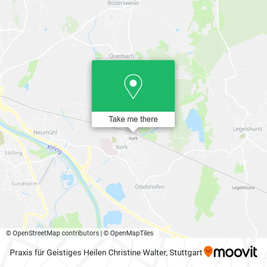 Карта Praxis für Geistiges Heilen Christine Walter