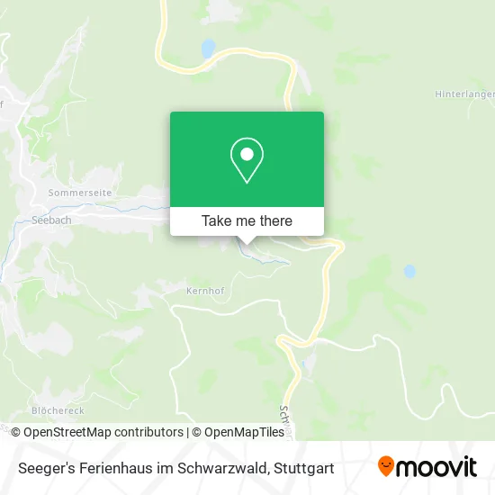 Карта Seeger's Ferienhaus im Schwarzwald
