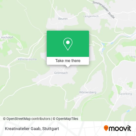 Kreativatelier Gaab map