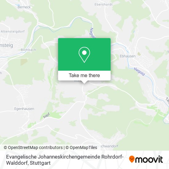 Evangelische Johanneskirchengemeinde Rohrdorf-Walddorf map