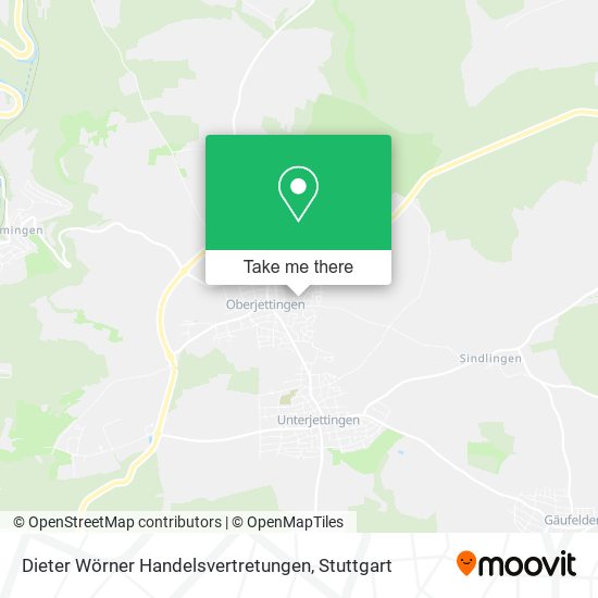 Dieter Wörner Handelsvertretungen map