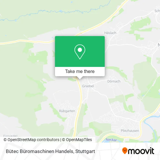 Карта Bütec Büromaschinen Handels