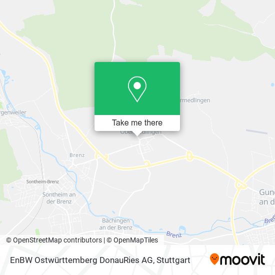 EnBW Ostwürttemberg DonauRies AG map