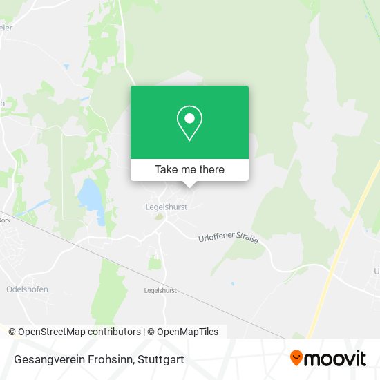 Gesangverein Frohsinn map