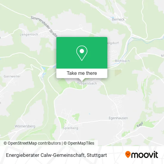 Карта Energieberater Calw-Gemeinschaft
