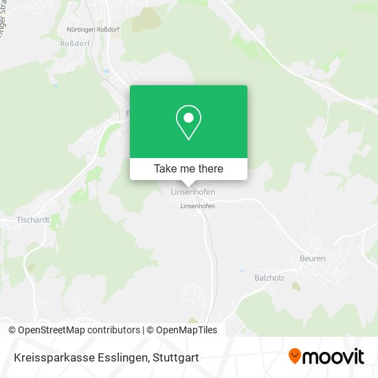 Kreissparkasse Esslingen map