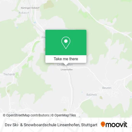Карта Dsv Ski- & Snowboardschule Linsenhofen