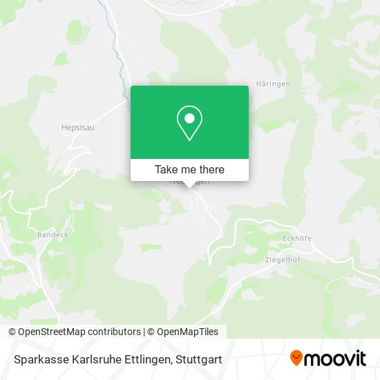 Sparkasse Karlsruhe Ettlingen map