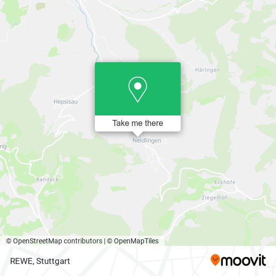 REWE map