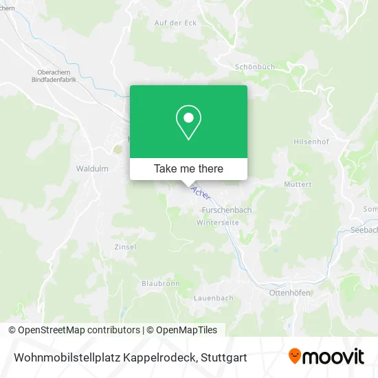 Карта Wohnmobilstellplatz Kappelrodeck