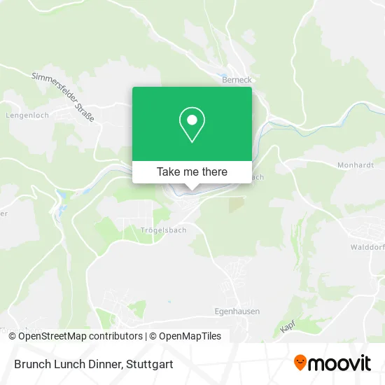 Карта Brunch Lunch Dinner