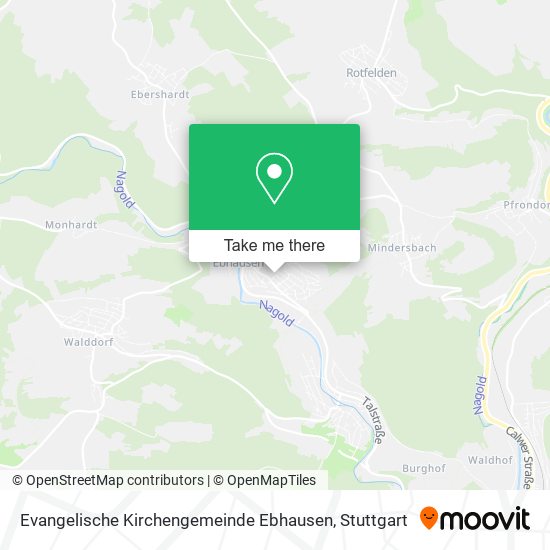 Evangelische Kirchengemeinde Ebhausen map