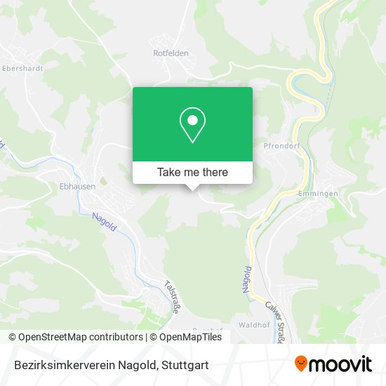 Bezirksimkerverein Nagold map