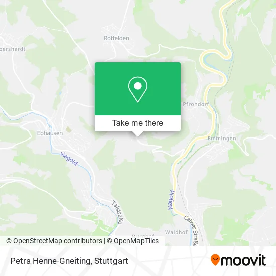 Карта Petra Henne-Gneiting