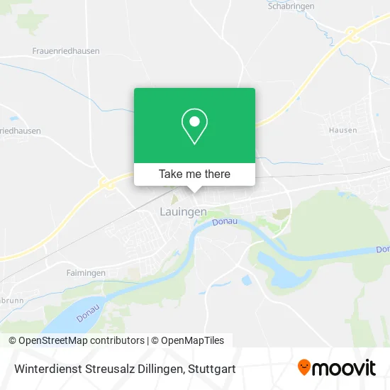 Карта Winterdienst Streusalz Dillingen