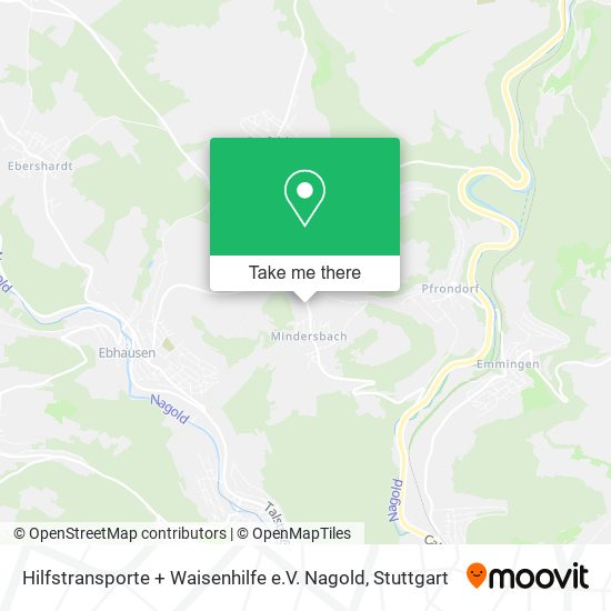 Hilfstransporte + Waisenhilfe e.V. Nagold map