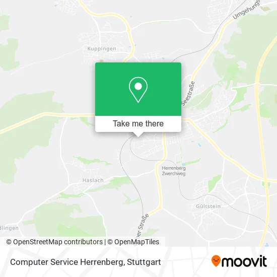 Карта Computer Service Herrenberg