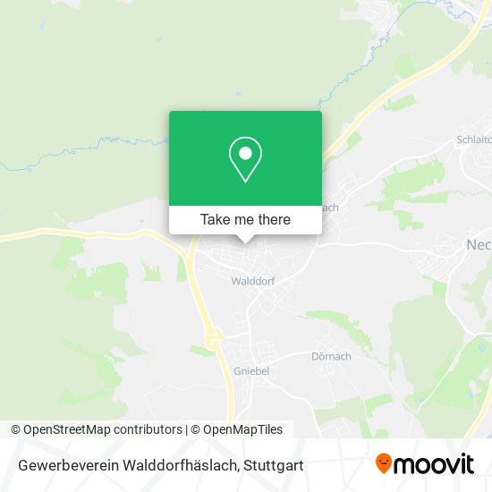Gewerbeverein Walddorfhäslach map