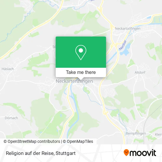 Карта Religion auf der Reise