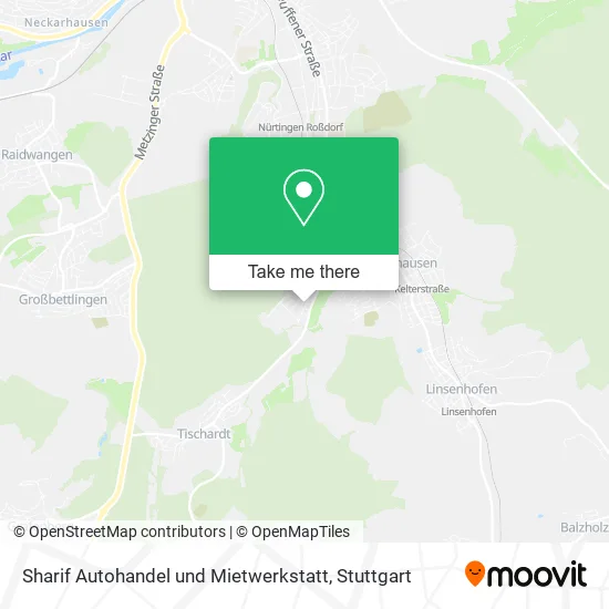 Карта Sharif Autohandel und Mietwerkstatt