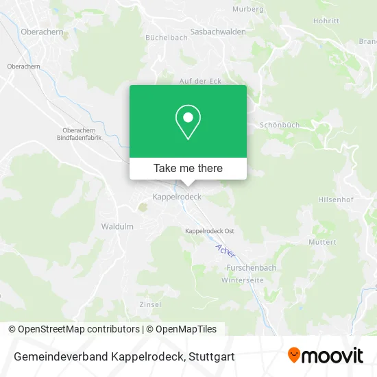 Карта Gemeindeverband Kappelrodeck