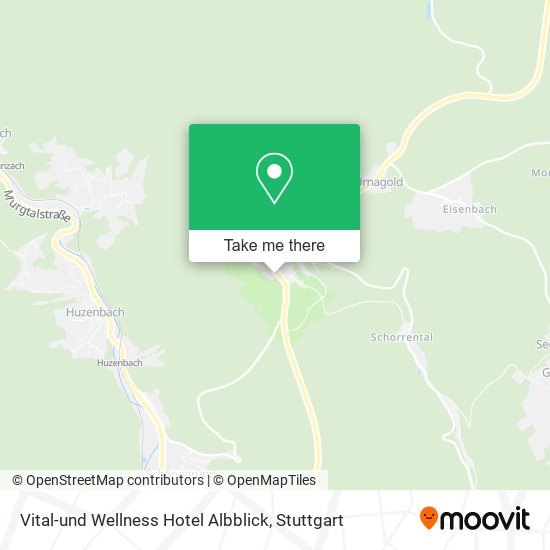 Карта Vital-und Wellness Hotel Albblick