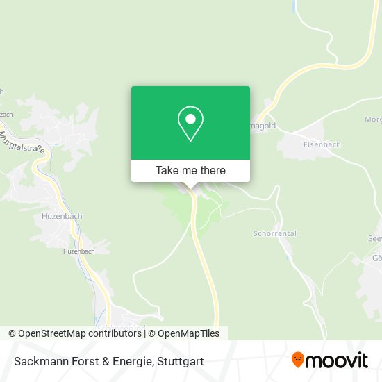 Sackmann Forst & Energie map