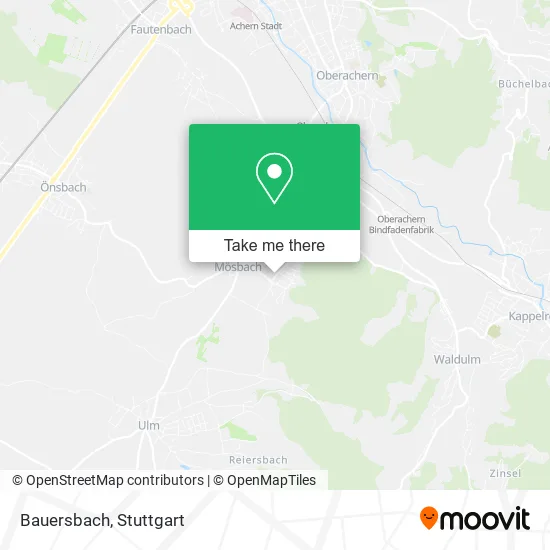 Карта Bauersbach