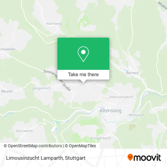 Карта Limousinzucht Lamparth