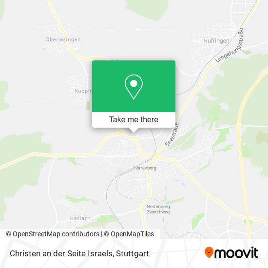 Christen an der Seite Israels map