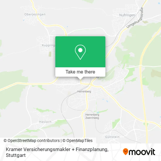 Карта Kramer Versicherungsmakler + Finanzplanung