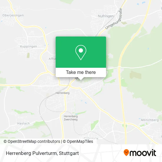 Herrenberg Pulverturm map