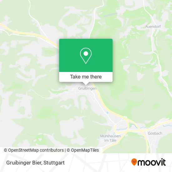 Карта Gruibinger Bier