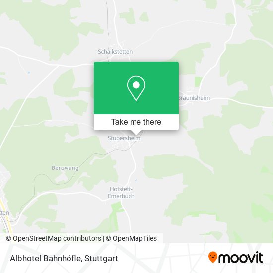 Albhotel Bahnhöfle map
