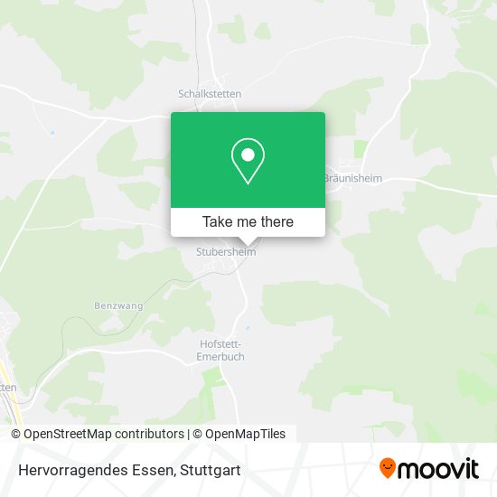 Hervorragendes Essen map