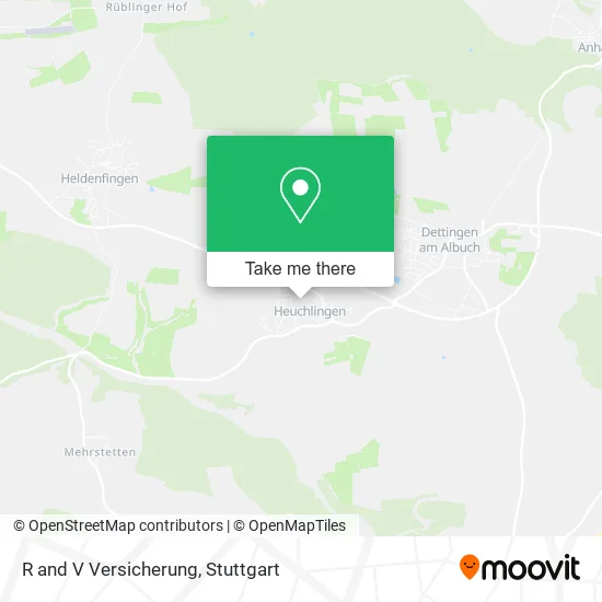 R and V Versicherung map
