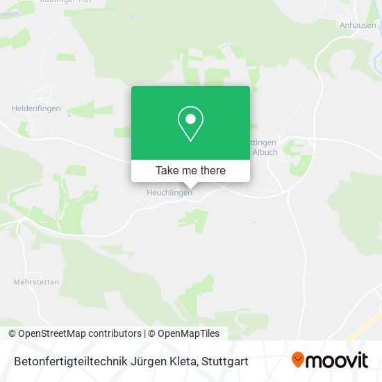 Betonfertigteiltechnik Jürgen Kleta map