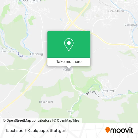 Карта Tauchsport Kaulquapp