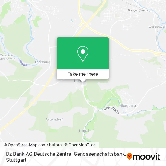Карта Dz Bank AG Deutsche Zentral Genossenschaftsbank