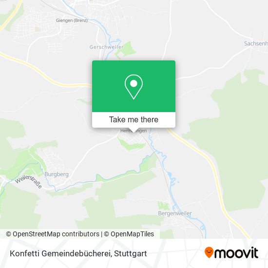 Konfetti Gemeindebücherei map