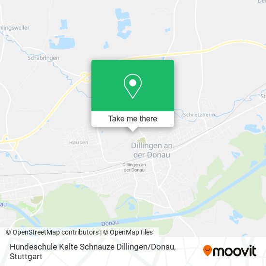 Hundeschule Kalte Schnauze Dillingen / Donau map