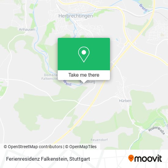 Ferienresidenz Falkenstein map
