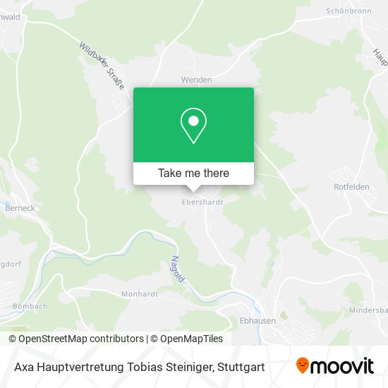 Axa Hauptvertretung Tobias Steiniger map