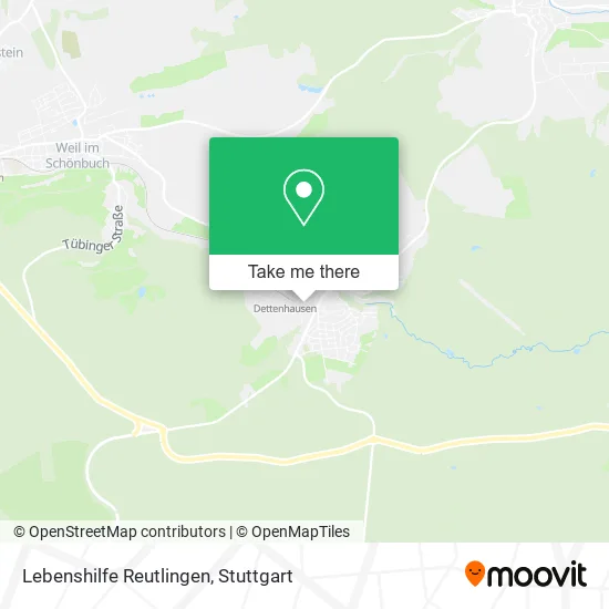 Карта Lebenshilfe Reutlingen