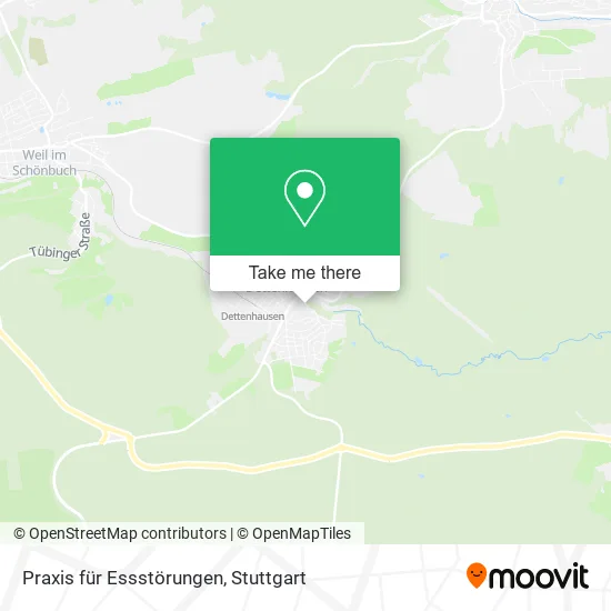 Карта Praxis für Essstörungen