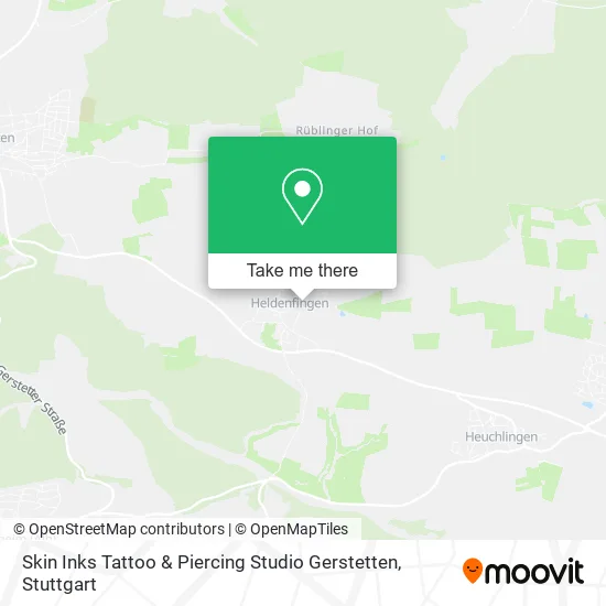 Карта Skin Inks Tattoo & Piercing Studio Gerstetten