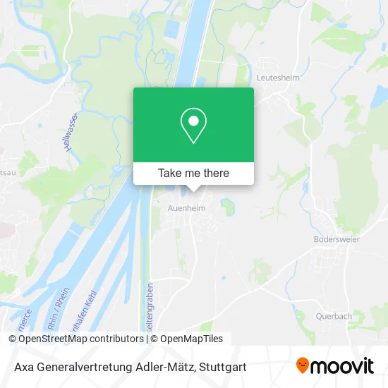 Карта Axa Generalvertretung Adler-Mätz