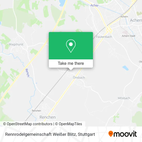 Rennrodelgemeinschaft Weißer Blitz map