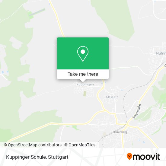 Kuppinger Schule map